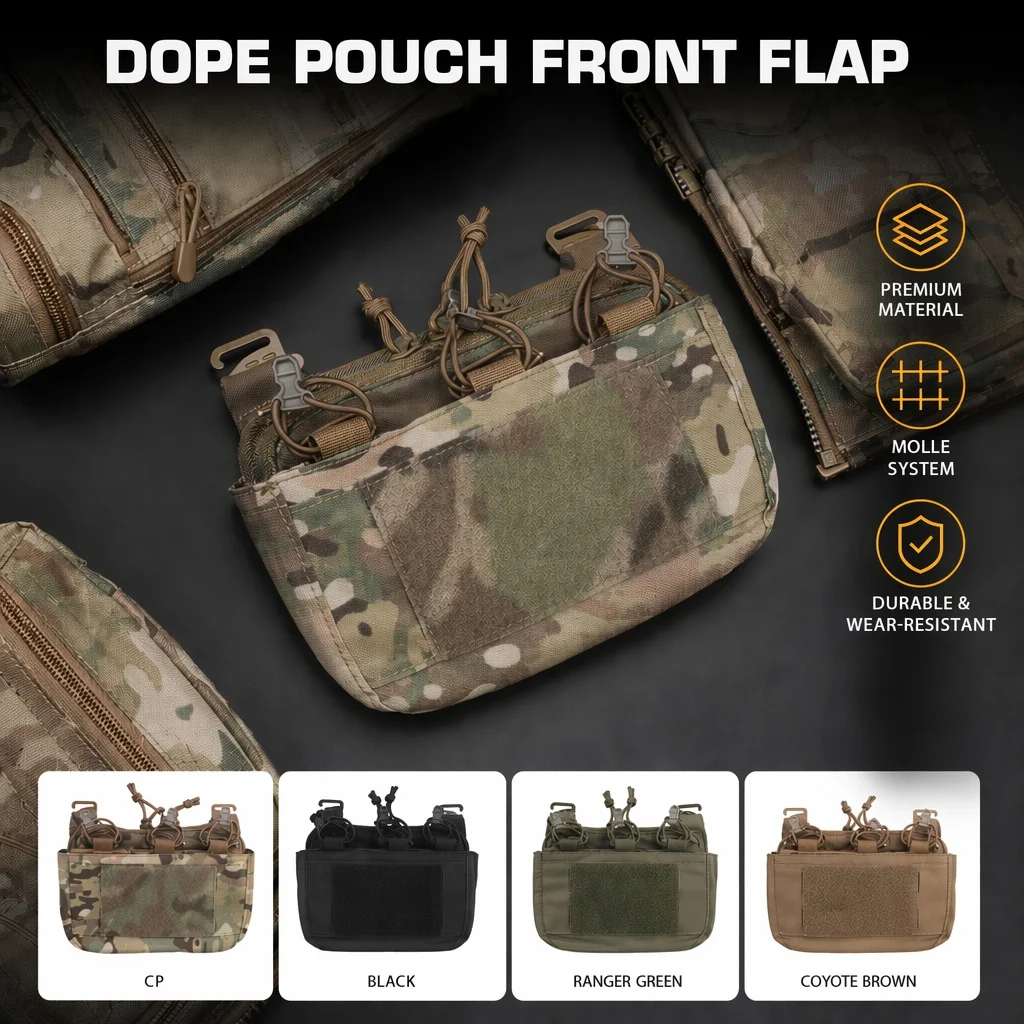 Porta Cargadores Triple Molle Frontal para Chalecos Tácticos - imagen 4