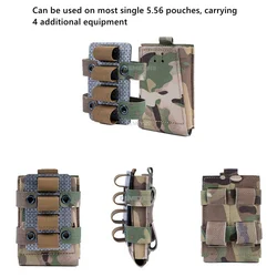 Porta cartuchos táctico escopeta con panel MOLLE, funda
