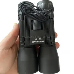 Binoculares largo alcance HD con lentes de vidrio y luz baja