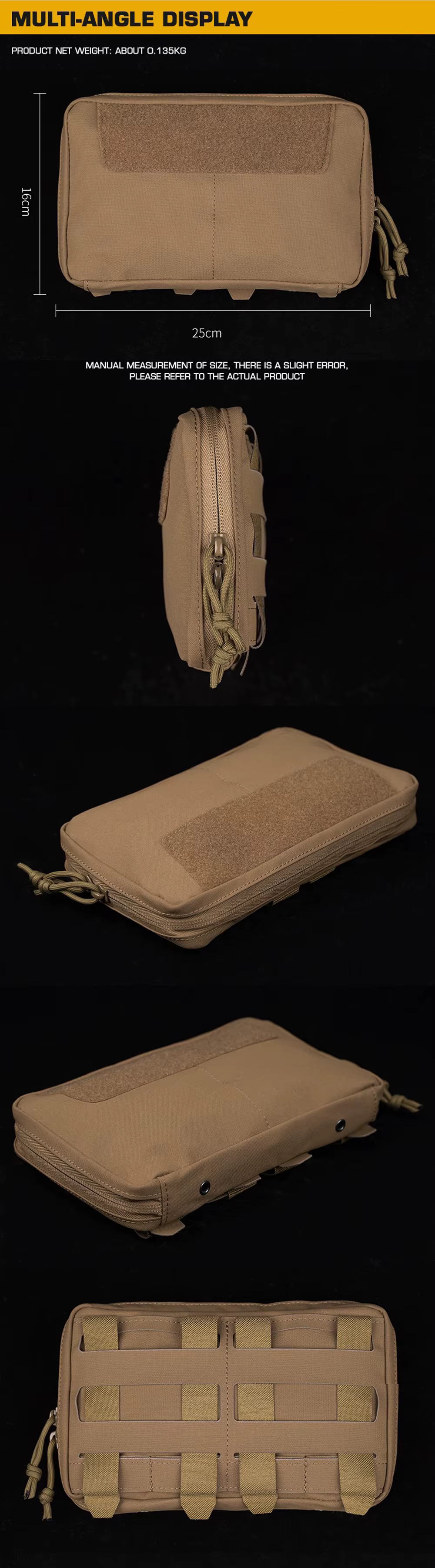 Material Cordura y acabados