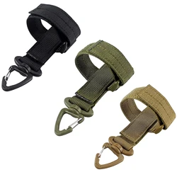 Clip táctico nailon Molle resistente para bolsas y cinturón ajustable