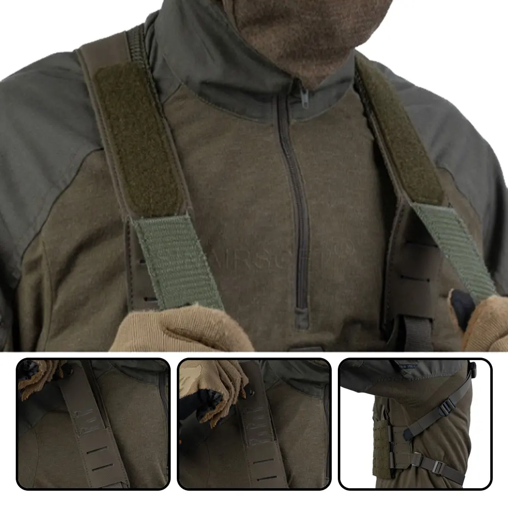Chaleco táctico SINAIRSOFT Estilo K MOLLE modular ajustable - imagen 5