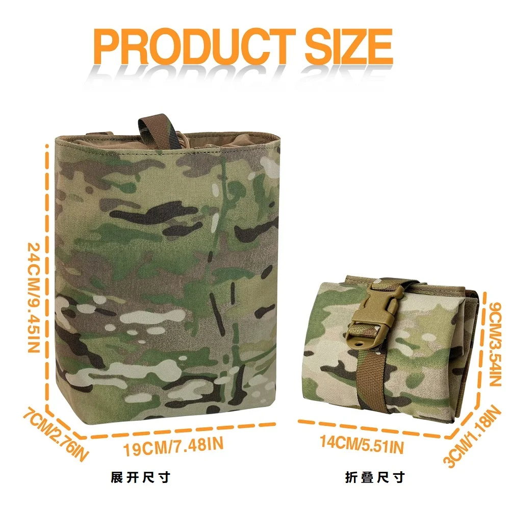 UNINOTAC 500D Bolsa de nailon exterior plegable con correas MOLLE - imagen 5