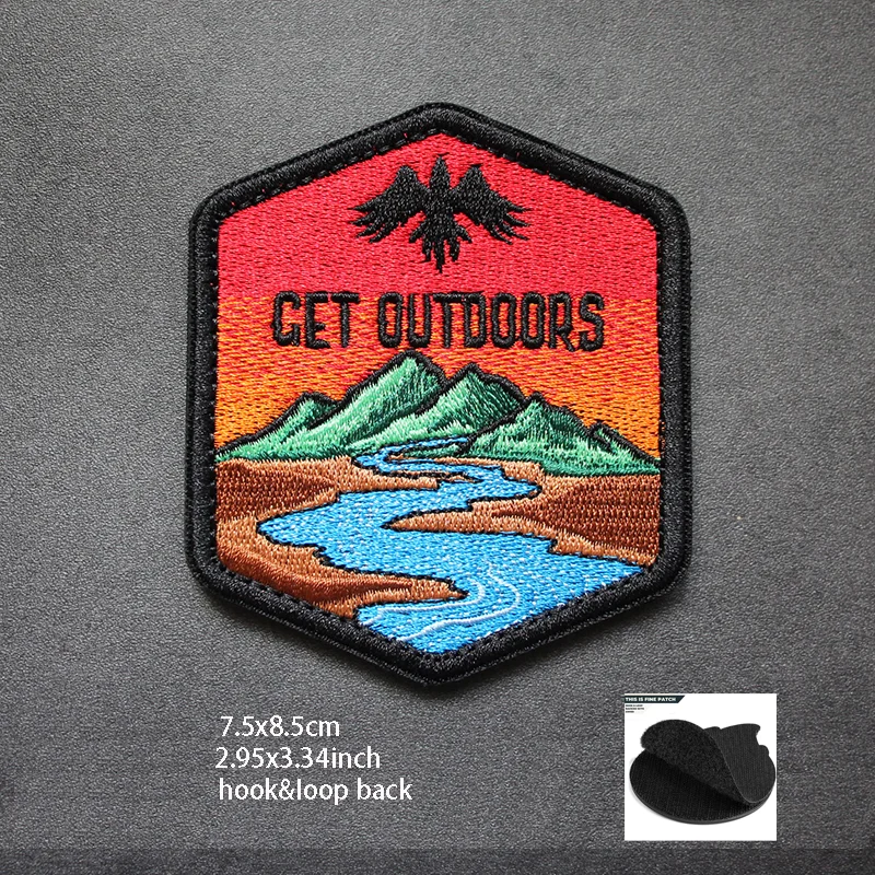 Adventure Explorer parche bordado para camping: coser o planchar - imagen 4