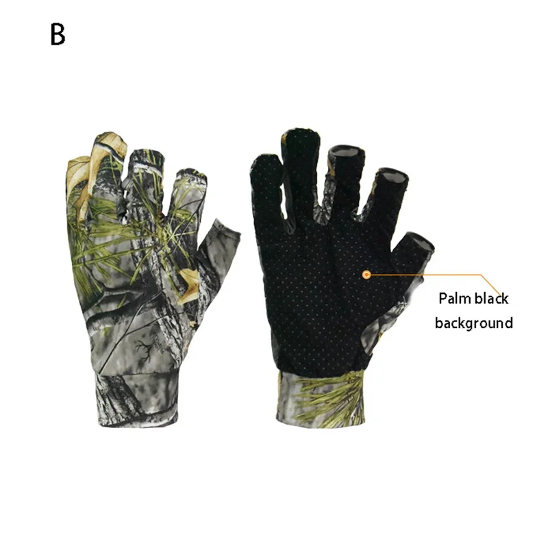 Guantes camuflaje con acabado transpirable