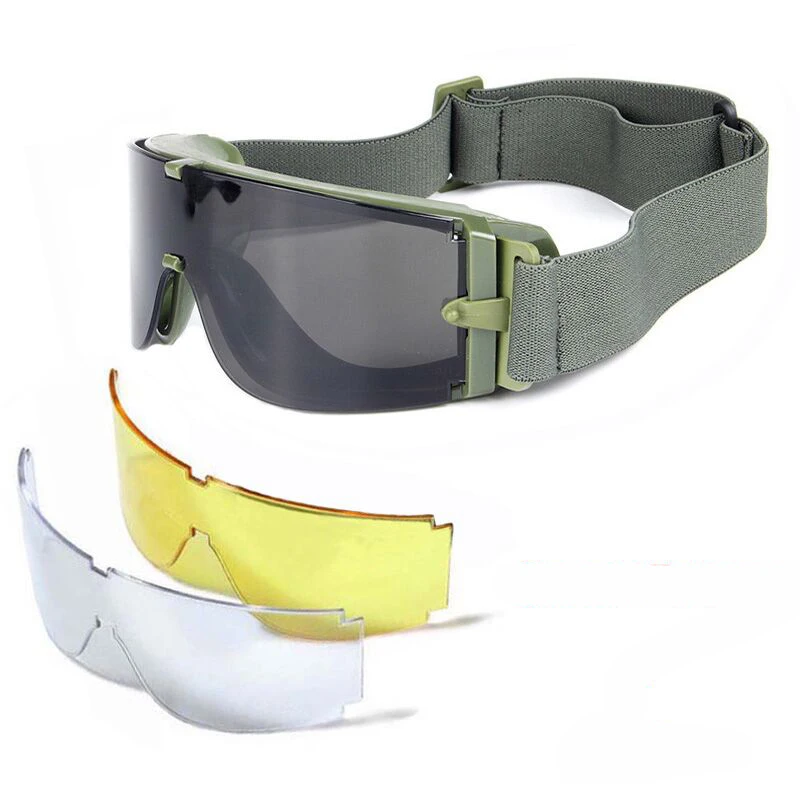 USMC X800 Gafas tácticas protección UV para airsoft paintball y caza