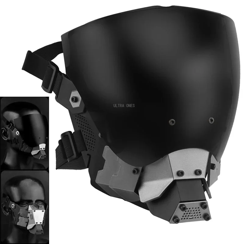 Máscara facial táctica antiniebla para airsoft - imagen 3