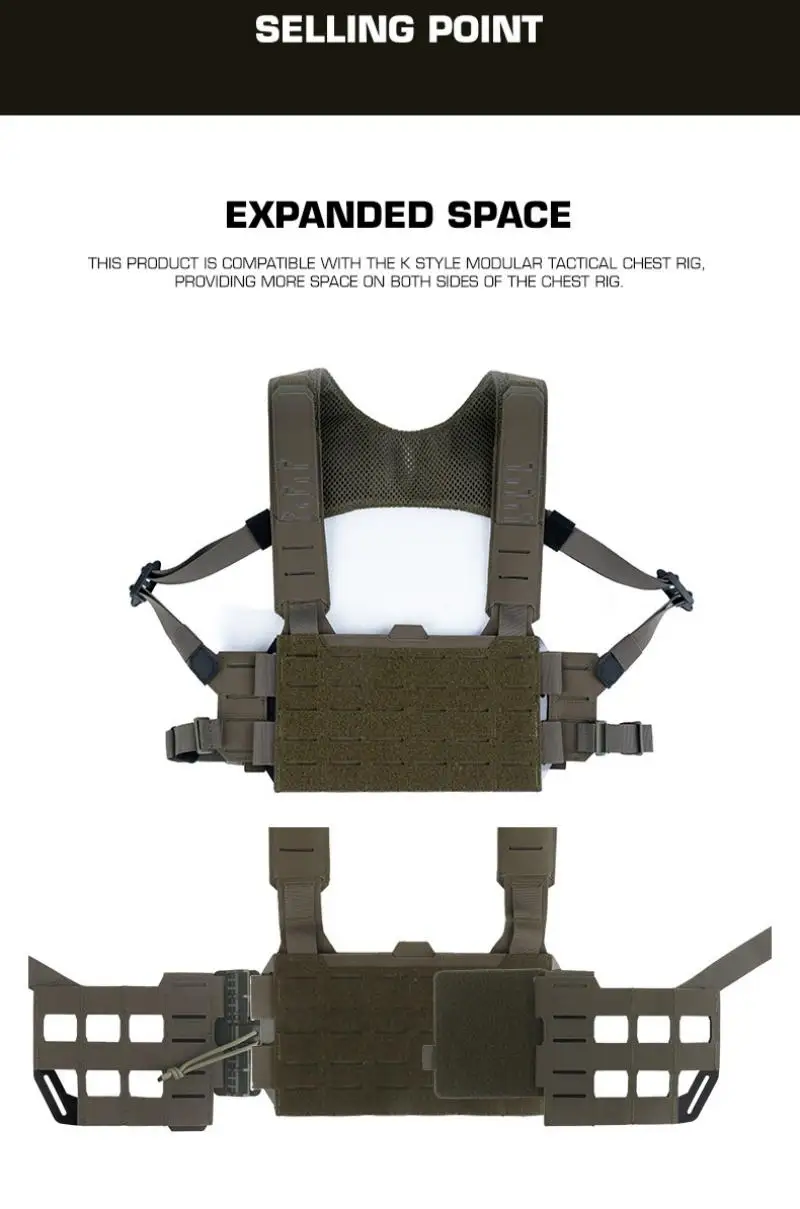 Sistema modular Molle POSEIDON DEFENSE para equipo táctico