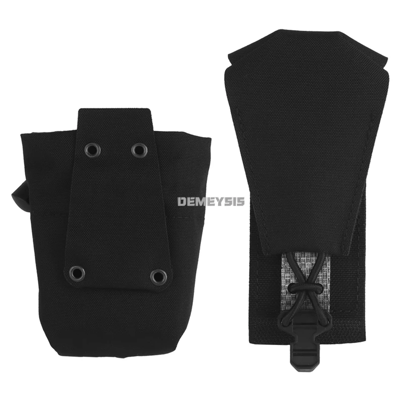 Bolsa táctica MOLLE porta radio exterior con solapa extraíble - imagen 4