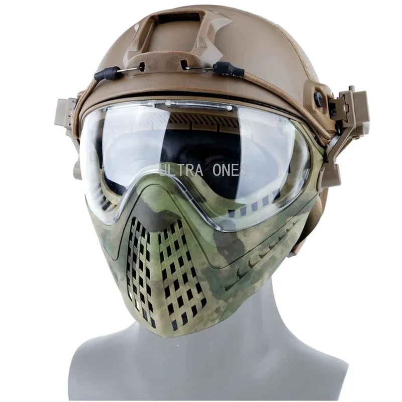 Máscara táctica de cara completa con protección para airsoft - imagen 4