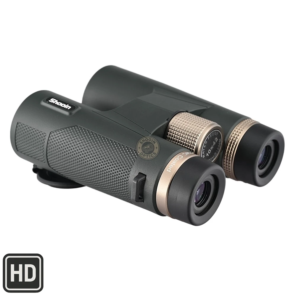 Shooin prismáticos HD 12x42 para observación de aves y caza - imagen 3