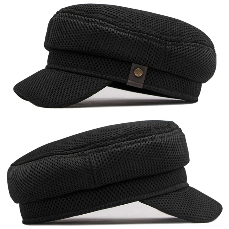 Gorra táctica de malla transpirable con visor estilo militar - imagen 3
