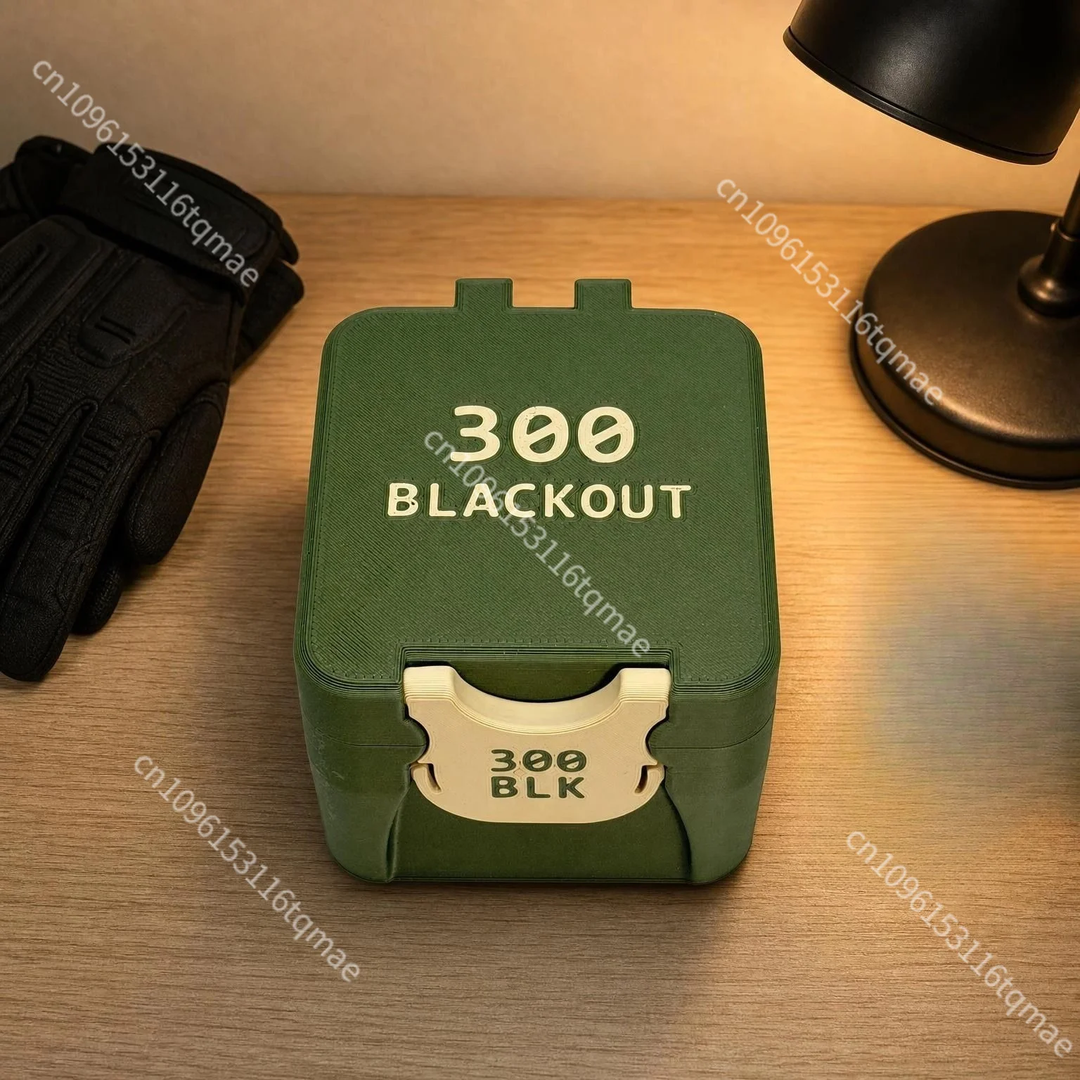 Caja de almacenamiento de munición 300 Blackout para escritorio - imagen 3