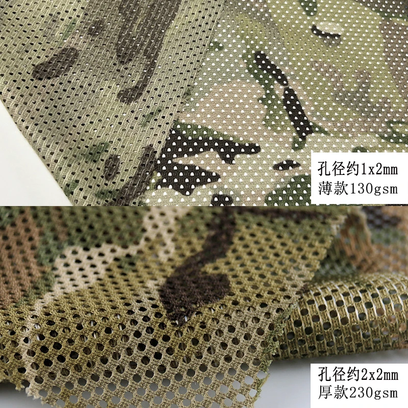 Tela de camuflaje ojo de pájaro engrosada para chaleco táctico - imagen 4