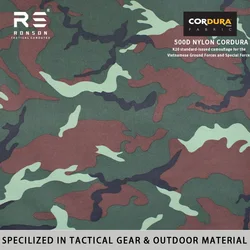 Camuflaje táctico K20: tela Cordura 500D recubierta PU Vietnam