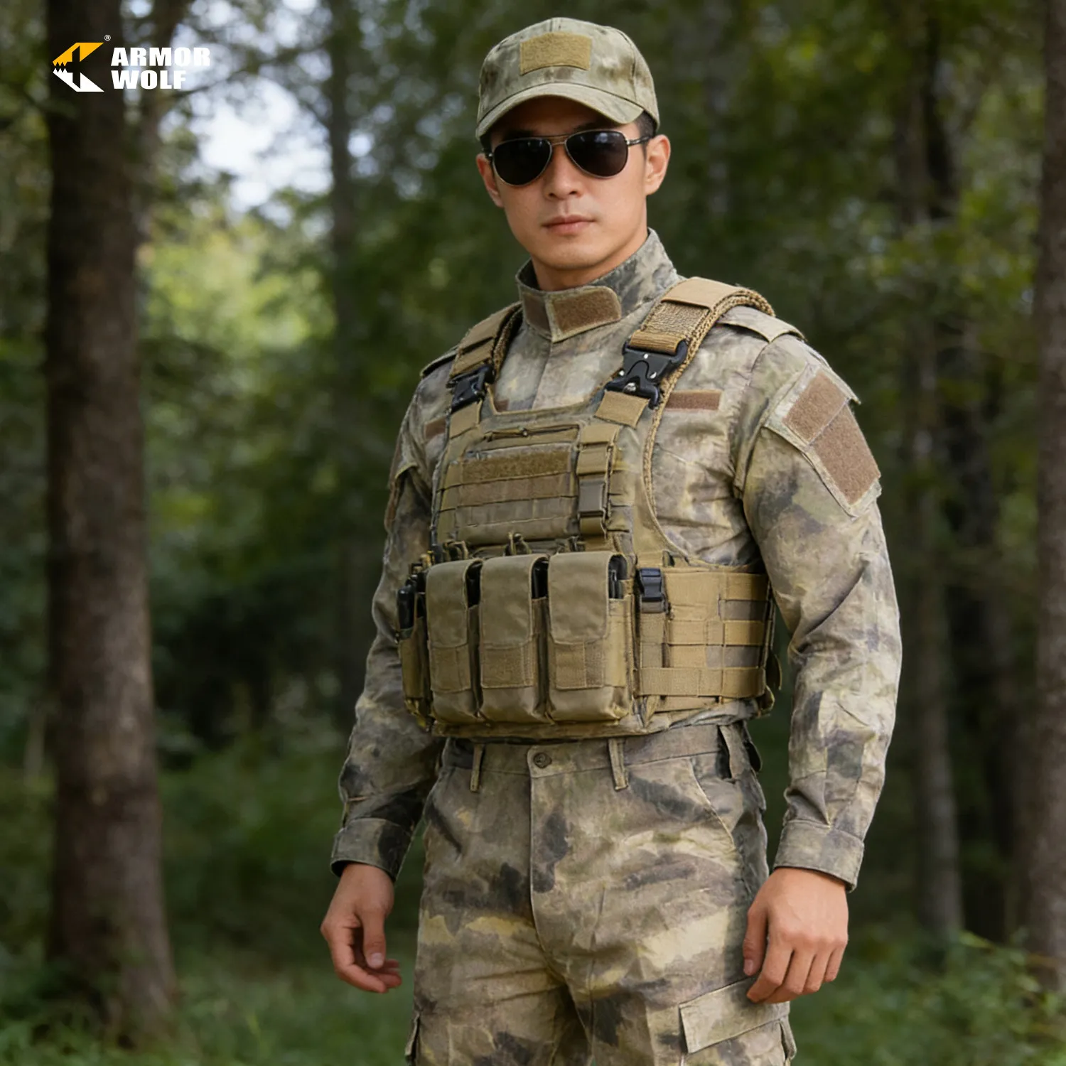 Uniforme táctico camuflaje militar para exteriores resistente - imagen 3