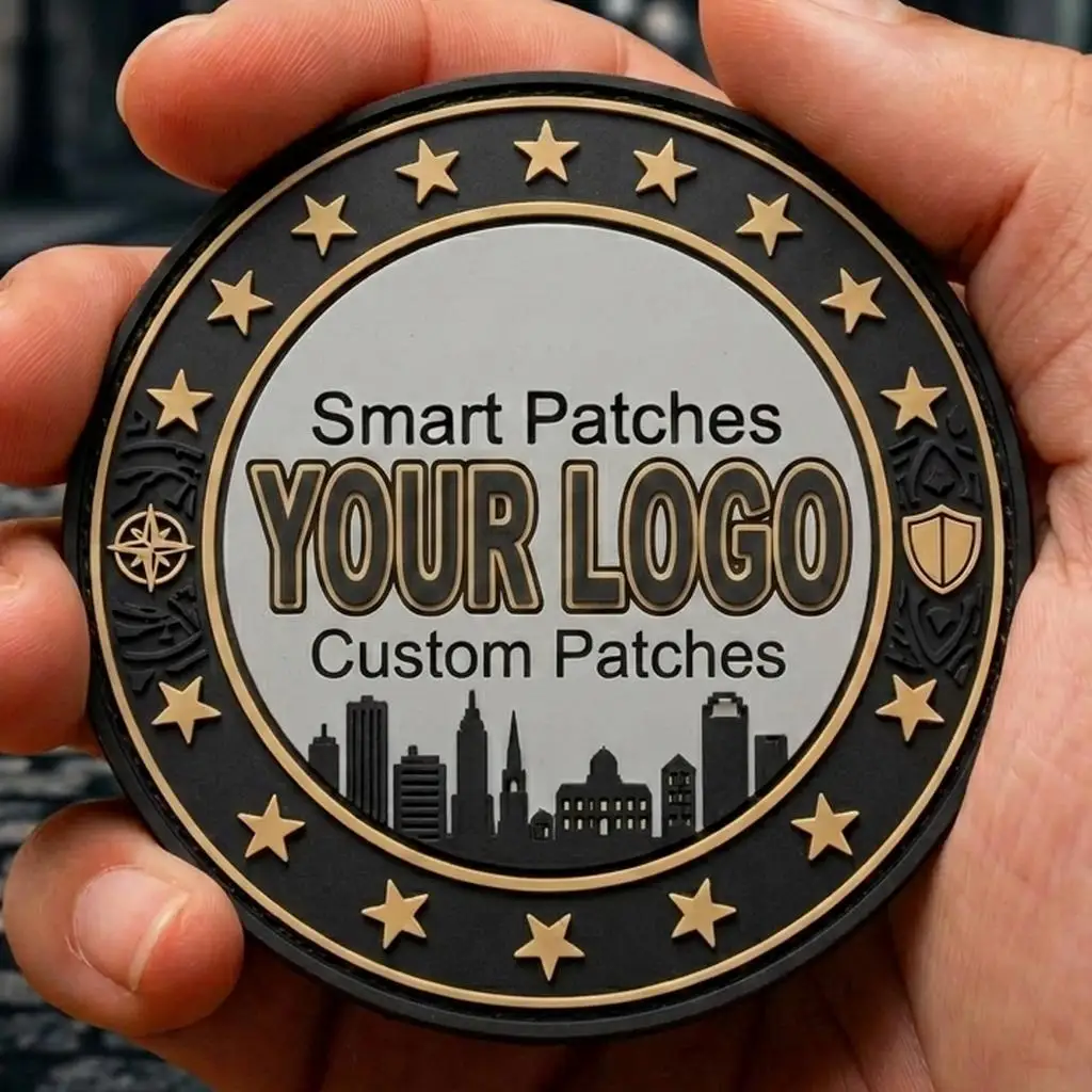 Parche táctico 3D PVC gancho y bucle velcro, personalizable - imagen 5