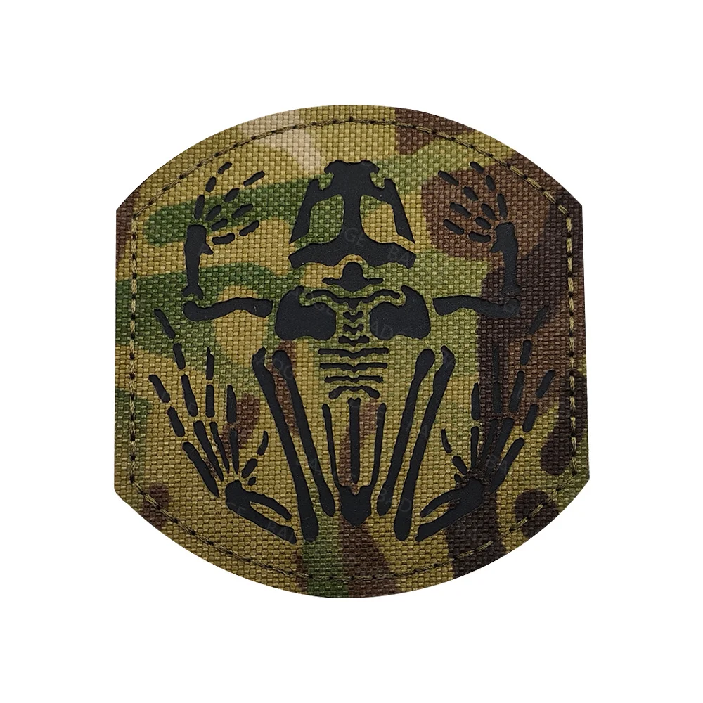 Parche táctico PVC reflectante nocturno para brazalete uniforme MOLLE - imagen 5
