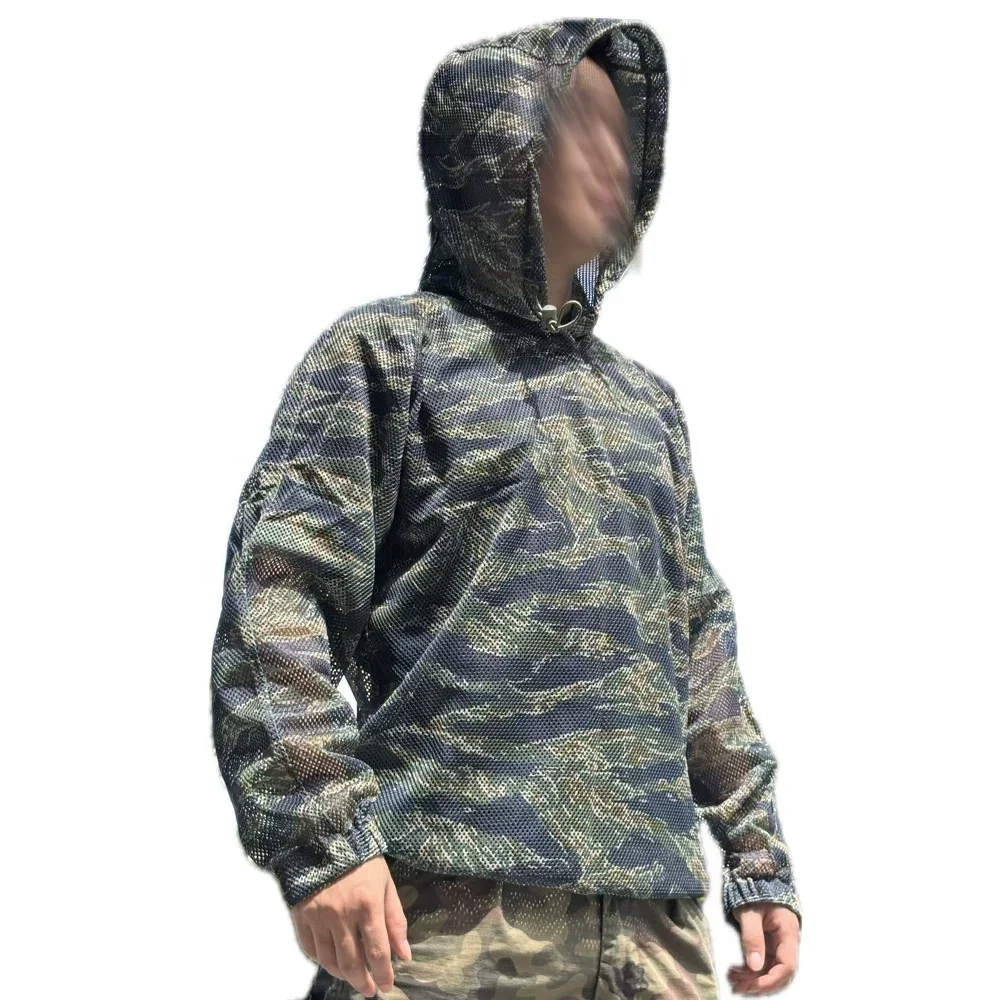 Chaqueta táctica cortavientos con capucha – Caza y senderismo - imagen 4