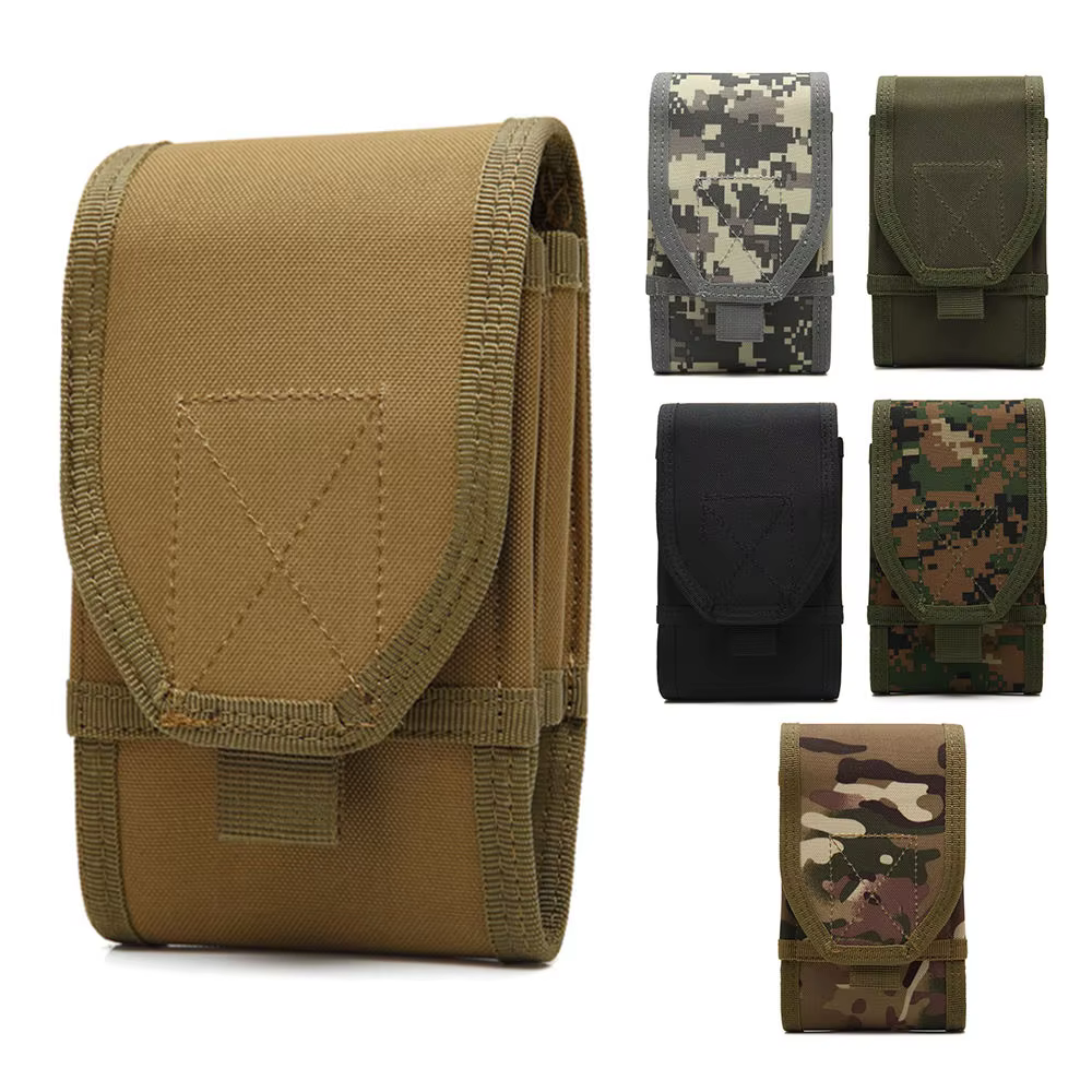 Funda táctica MOLLE doble capa para móvil universal en cinturón - imagen 5
