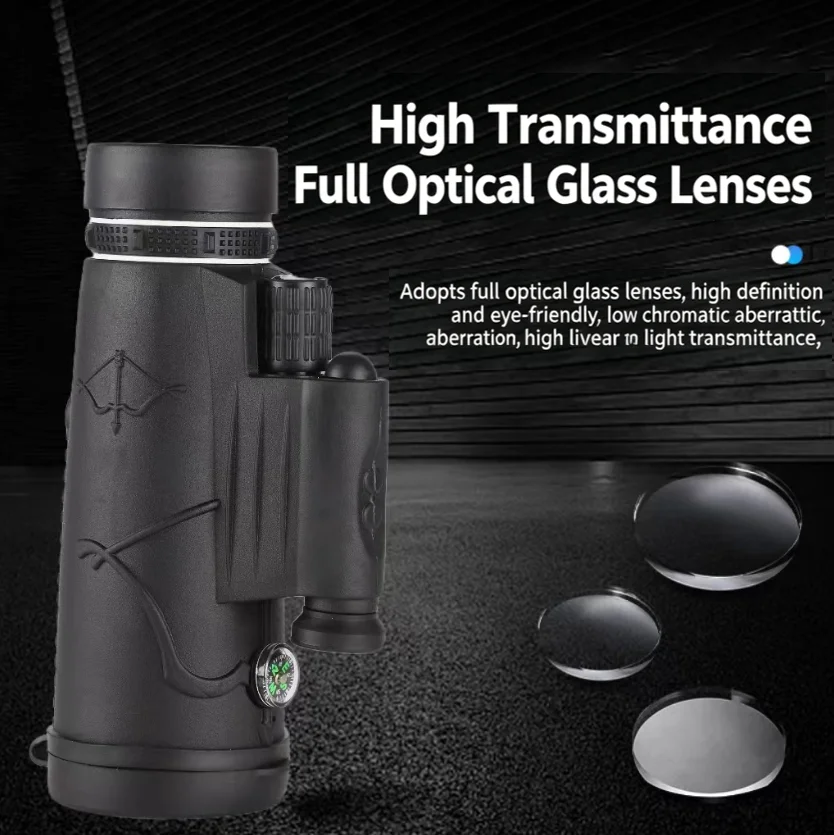 Portabl Powerful Monocular zoom larga distancia con trípode outdoor