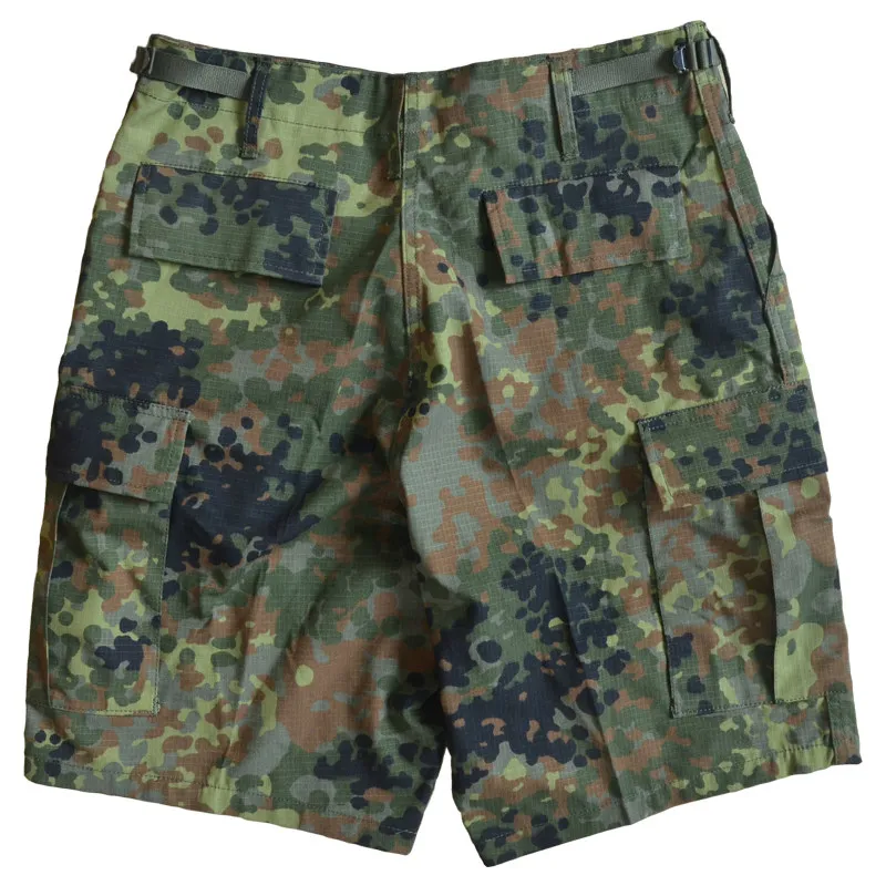 Pantalones cortos tácticos de entrenamiento a cuadros corte holgado - imagen 5