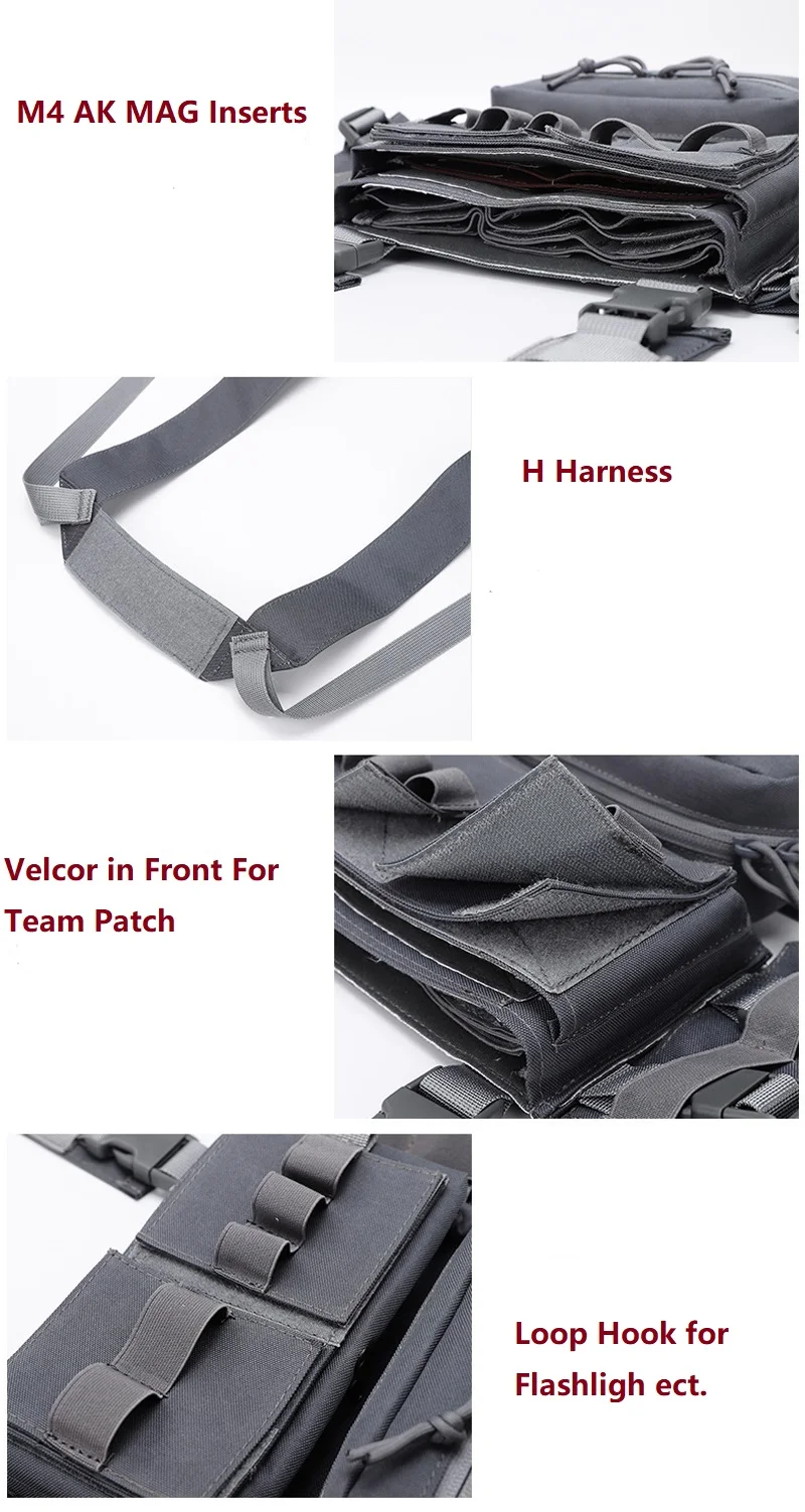 Chest rig en uso operativo