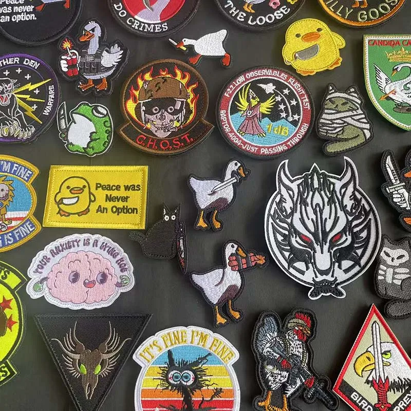 Apliques bordados para mochilas