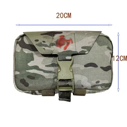Bolsa táctica MOLLE liberación rápida para kit médico de emergencia