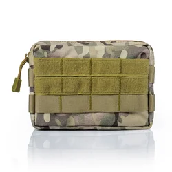 Cinturón táctico MOLLE con bolsa impermeable botiquín y EDC teléfono