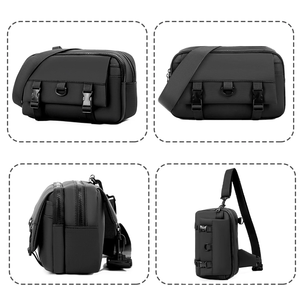 Pouch táctico cruzado para transporte oculto de pistola, aire libre - imagen 4