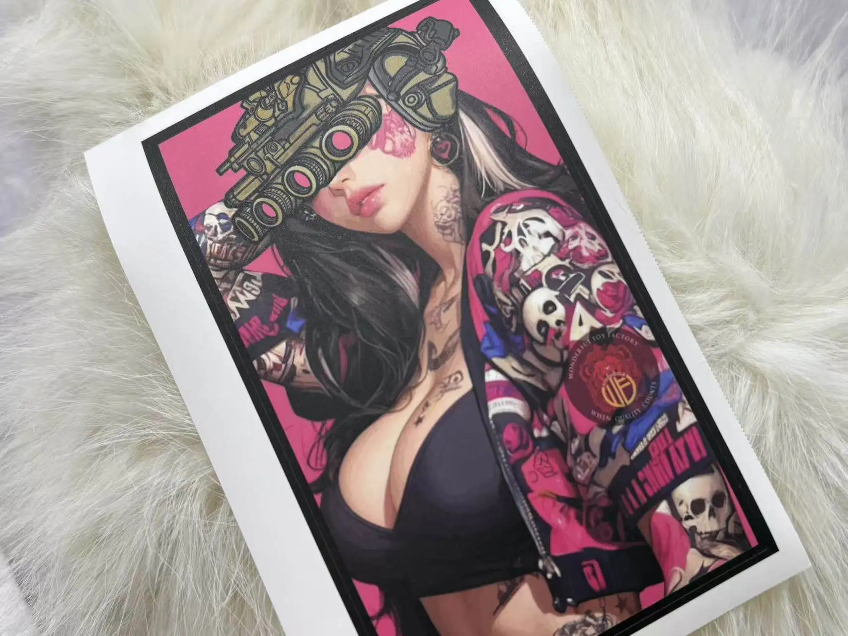 Diseño manga girl para ejercicios