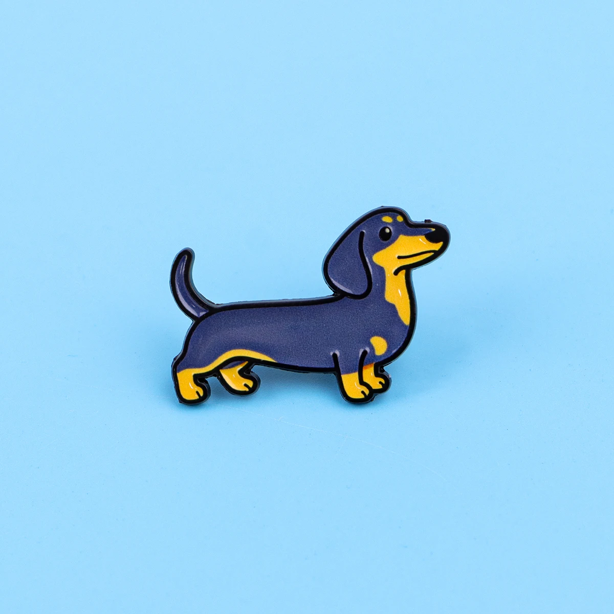 Pin táctico perro salchicha esmaltado solapa mochila sombrero insignia - imagen 3