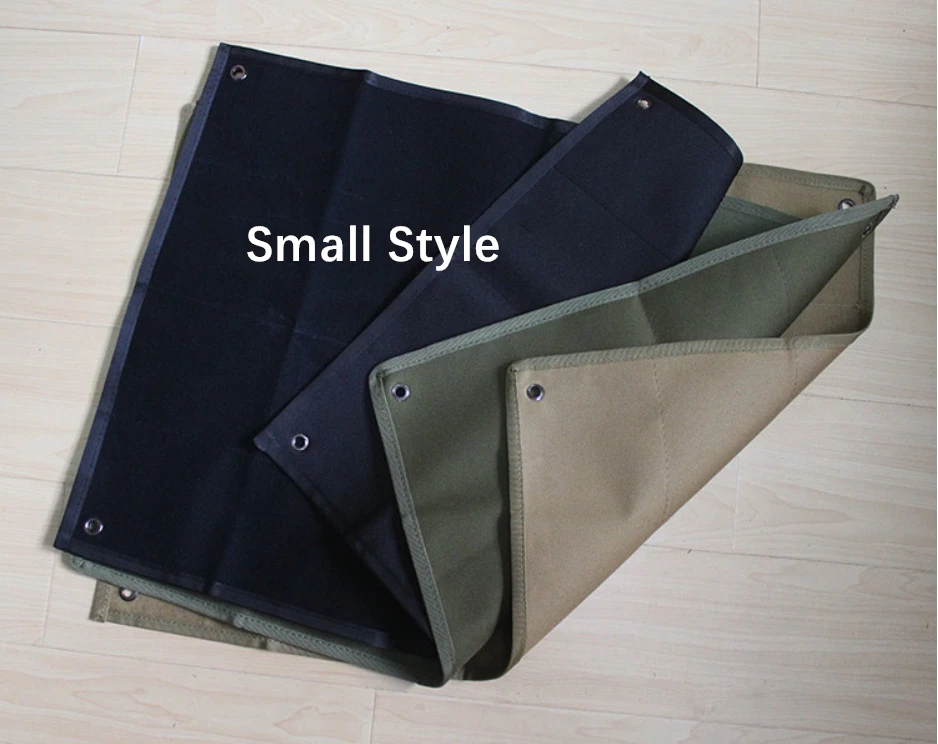 Panel de nailon impermeable con acabado táctico