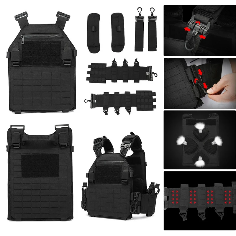 Chaleco táctico resistente al desgaste para entrenamiento outdoor - imagen 3