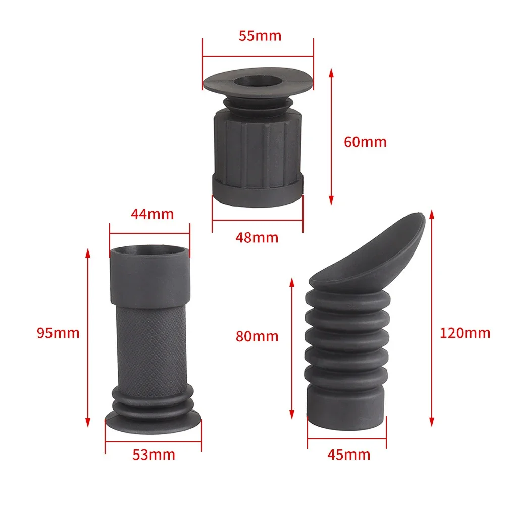 Protector ocular rifle táctico con mira y cubierta de goma - imagen 5