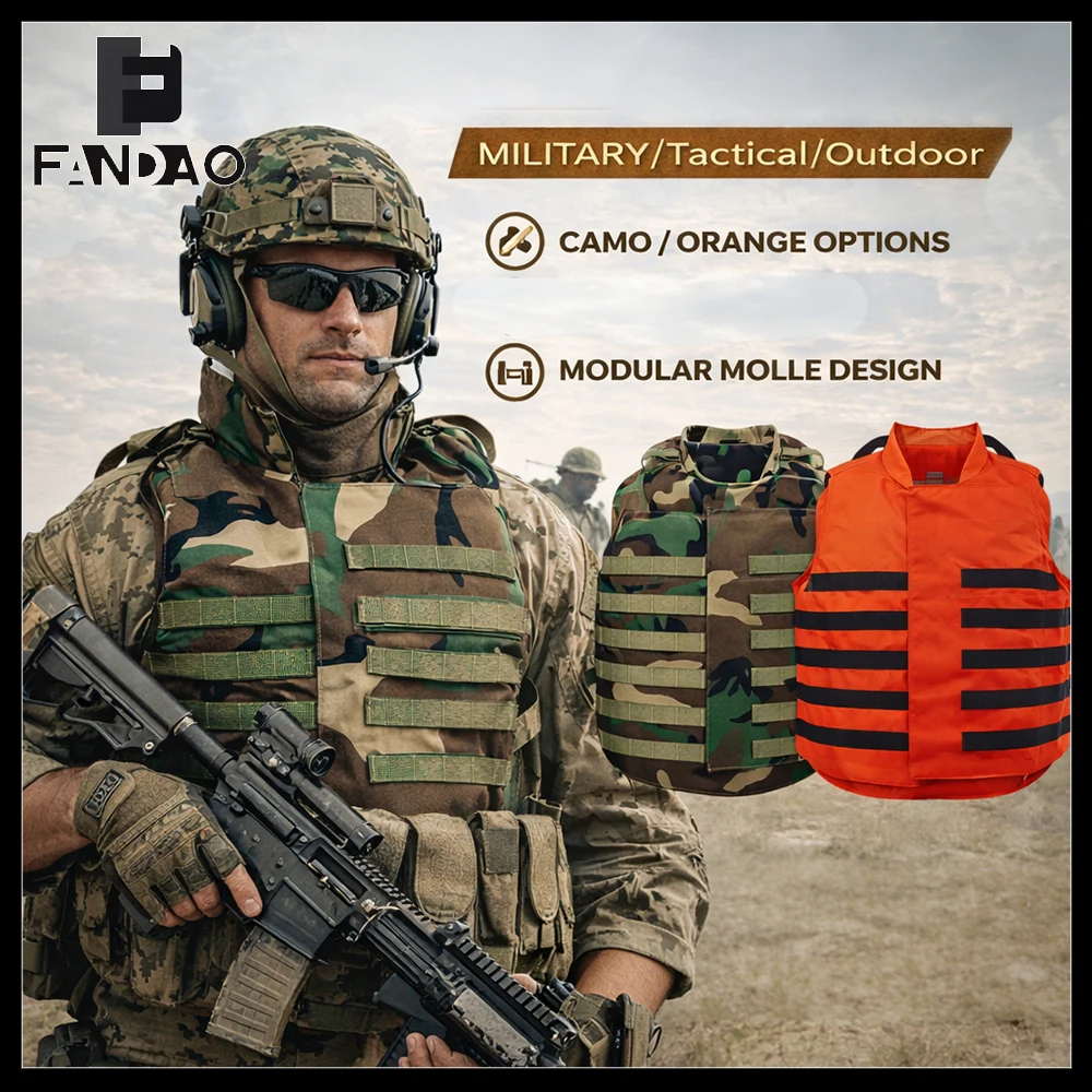Chaleco táctico MOLLE Airsoft ajustable para tiro aire libre - imagen 5