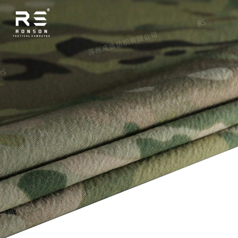 Tela de camuflaje MC IRR elástico cuatro vías nailon táctico uniforme