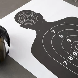 Dianas de papel para tiro al blanco, estilo silueta, airsoft campo