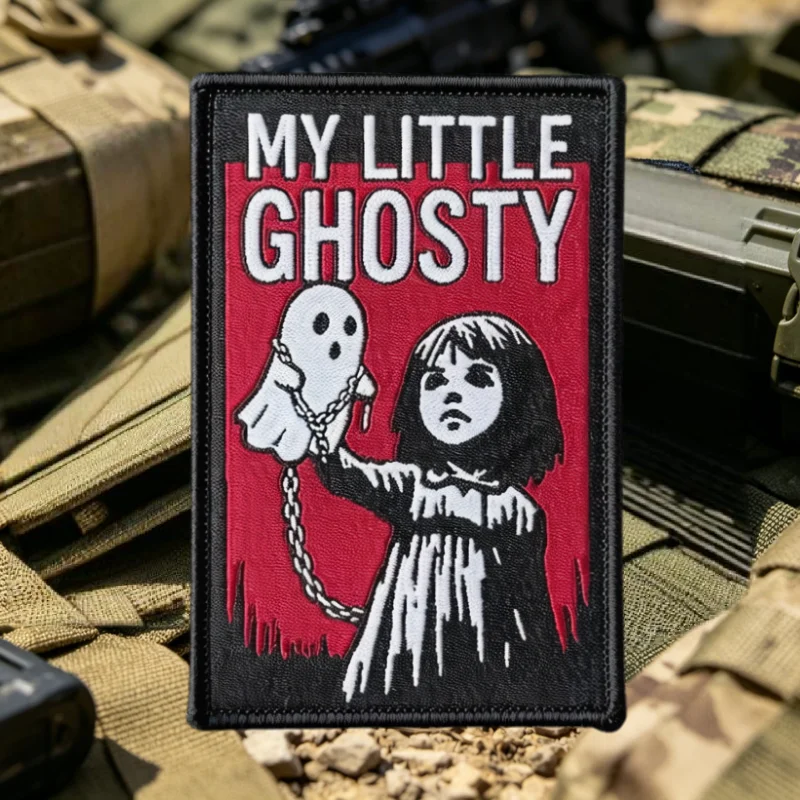 Parche táctico My Little Ghosty adhesivo moral gancho y bucle - imagen 5