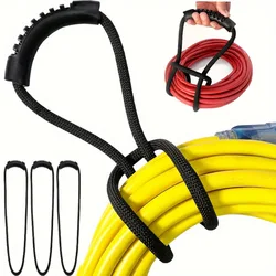 Correa organizadora táctica con gancho y bucle para mangueras y cables
