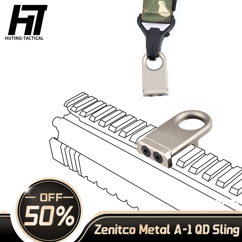 Zenitco A-1 QD Sling Mount – Rail Picatinny 20mm AR15 - imagen 3