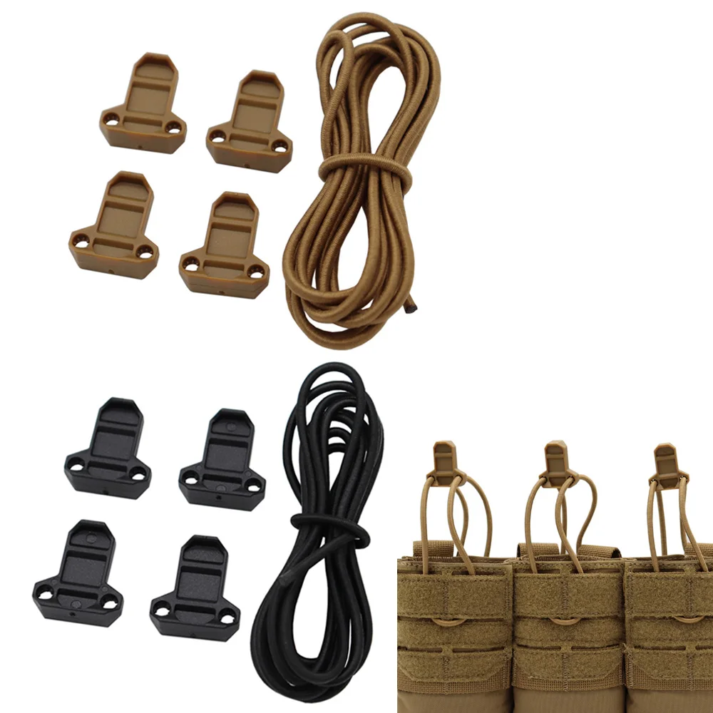 Retén elástico con cordón choque para cargador táctico MOLLE - imagen 3