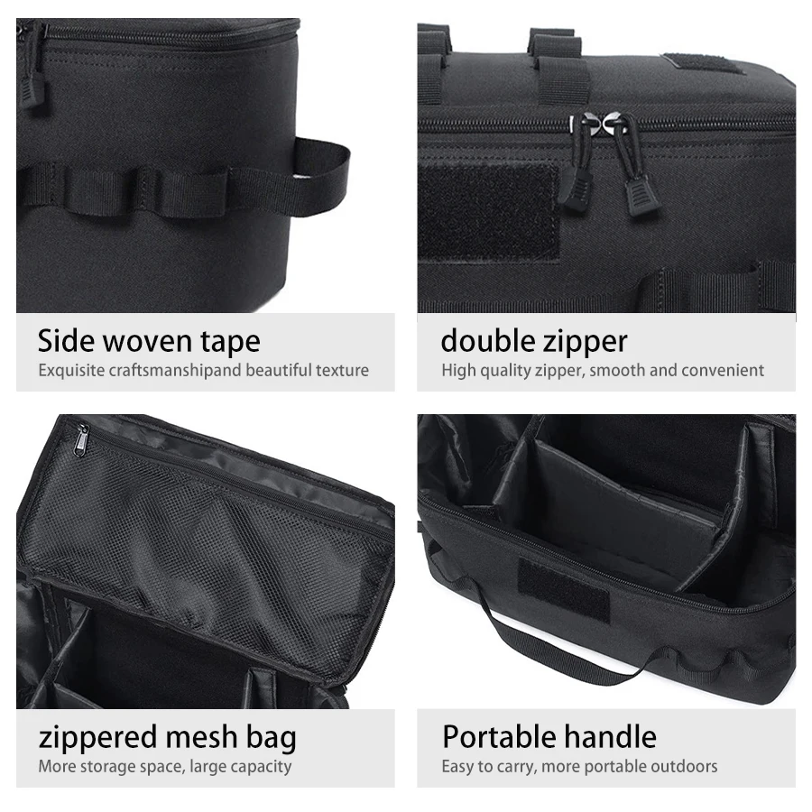 Bolsa de almacenamiento GEXIKE con diferentes utensilios dentro