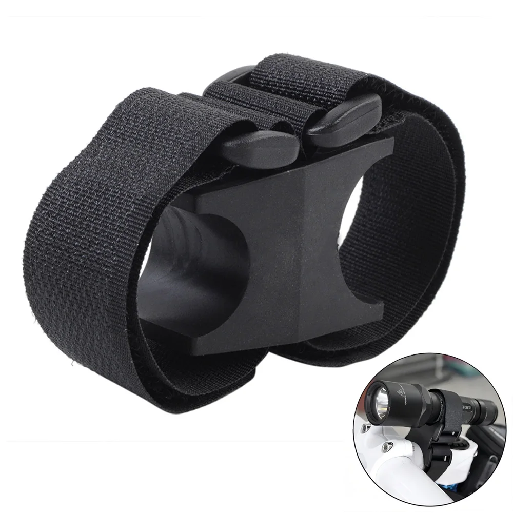 Soporte Velcro para linterna LED de bicicleta - Montaje táctico - imagen 5