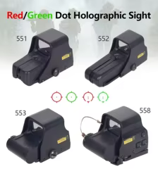 EOTech visor holográfico táctico con punto rojo y verde, Picatinny