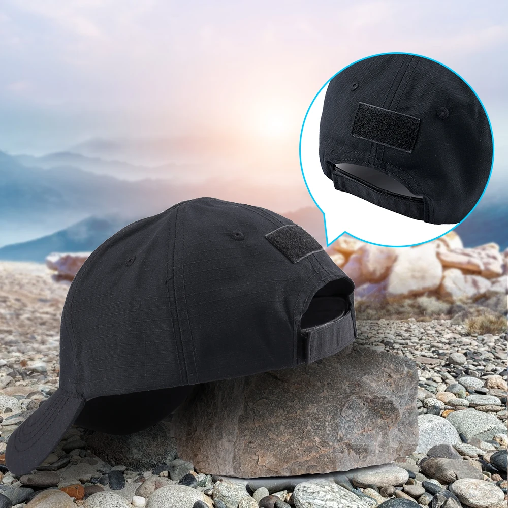 Gorra táctica ripstop woodland para entrenamiento militar - imagen 5