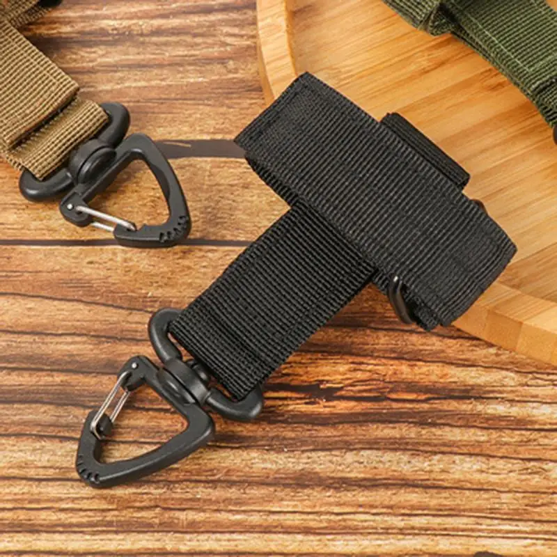 Clip táctico nailon Molle resistente para bolsas y cinturón ajustable - imagen 5