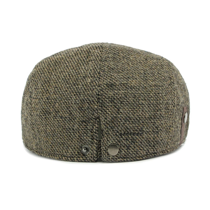 Gorra plana estilo newsboy de otoño-invierno con visera de pico de pato - imagen 2