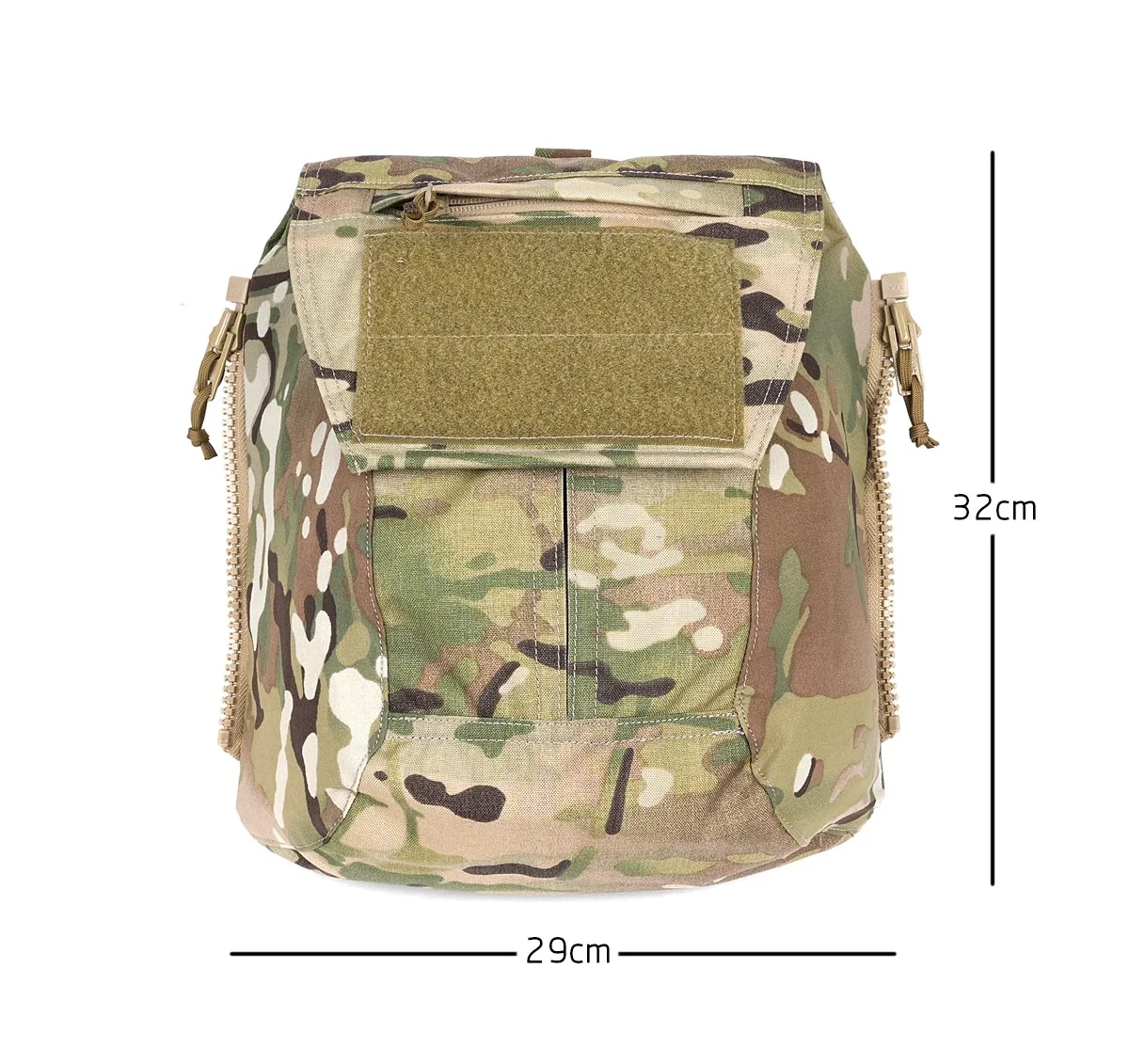 Pew CP Style bolsa táctica con cremallera para portaplacas JPC